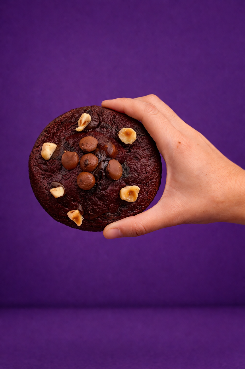 Red Velvet Nutella Cookie